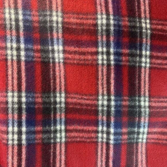 Woolrich Plaid Flannel Style Shawl Cape Poncho One Size Women’s - Picture 5 of 5